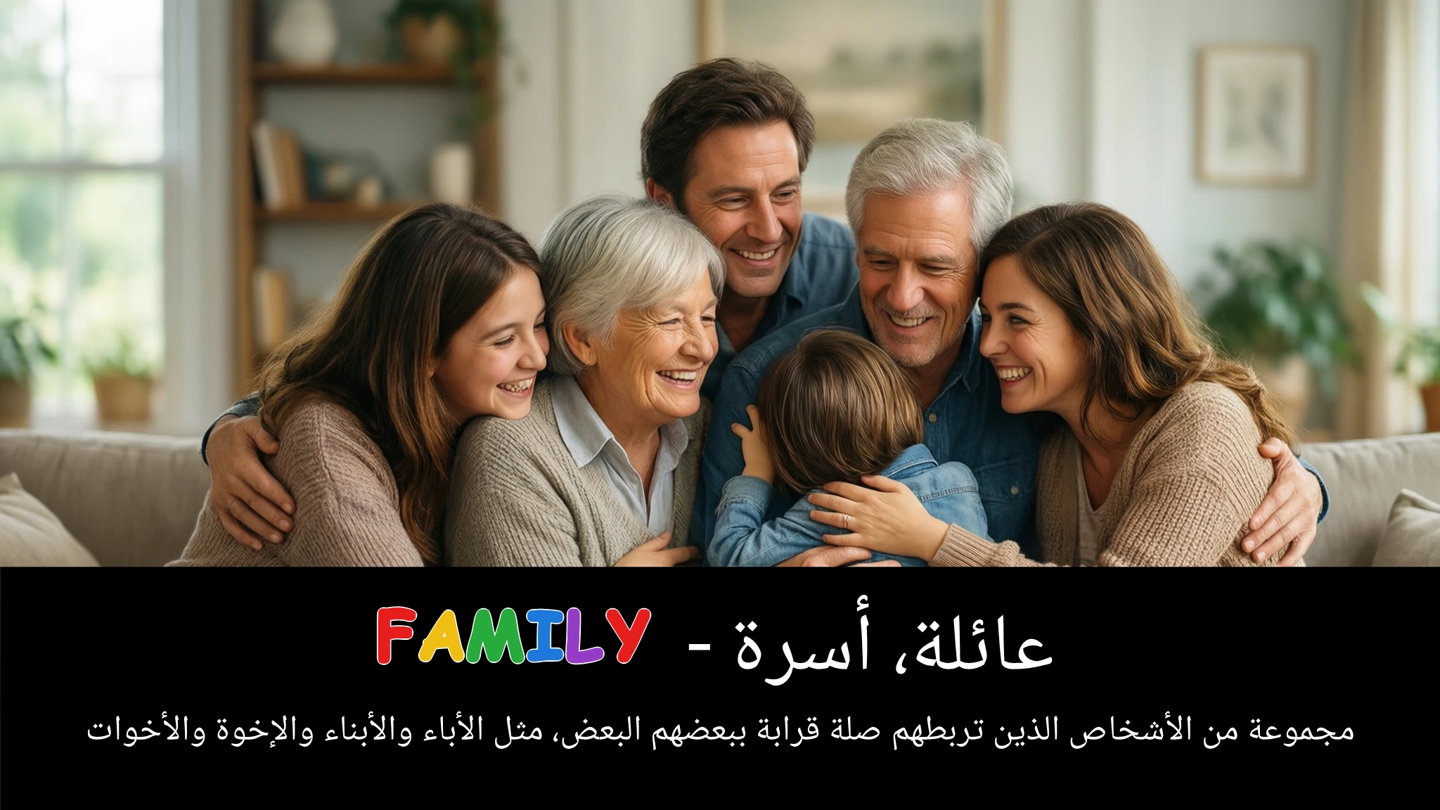 Arabic Illustration for family